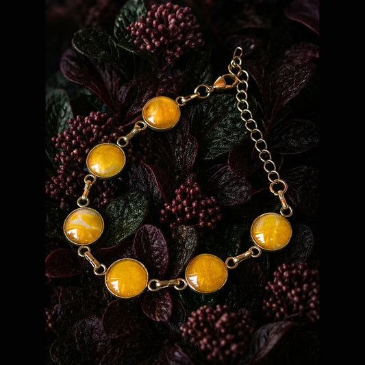 Handmade Fluid Art Bracelet, Hypoallergenic Stainless Steel, Allergy Free, Unique, One Of A Kind
